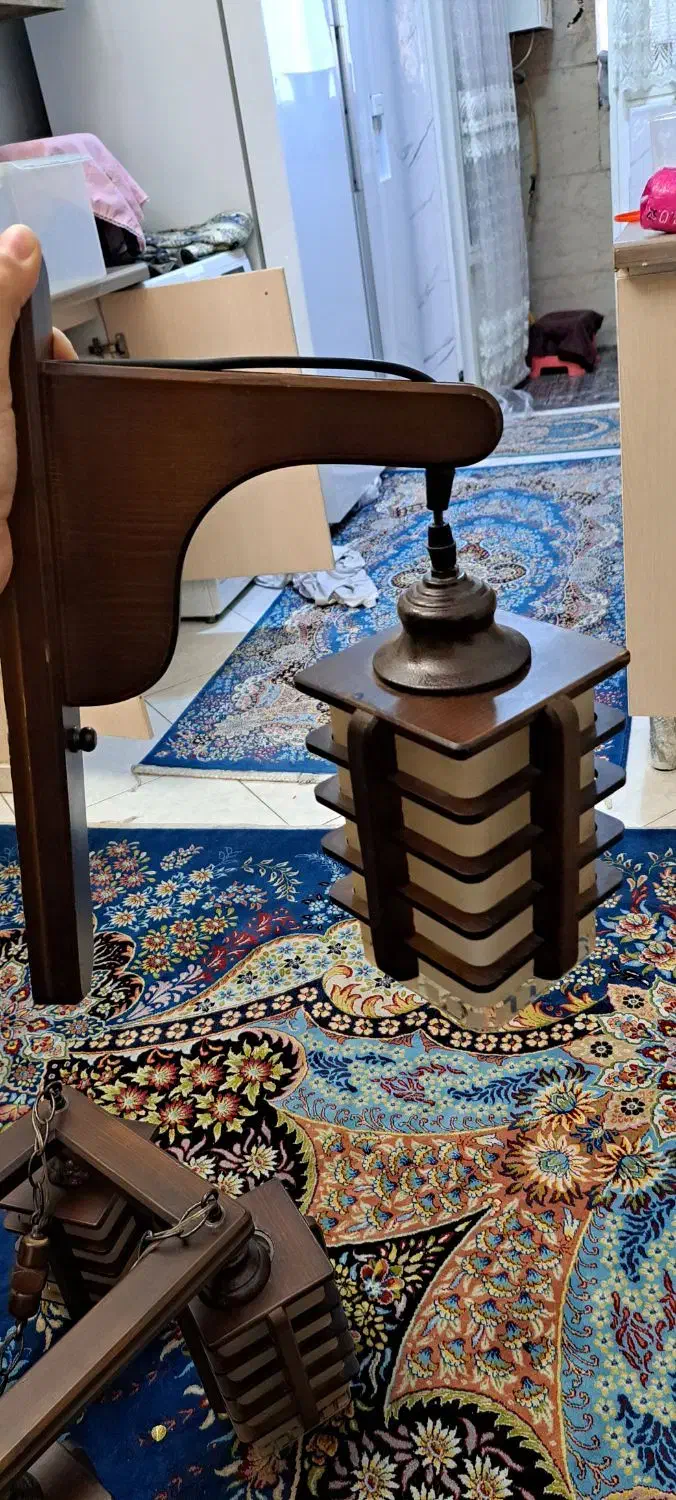 لوستر ۶ شاخه به همراه دیوارکوب|لوستر و چراغ آویز|تهران, فلاح|دیوار