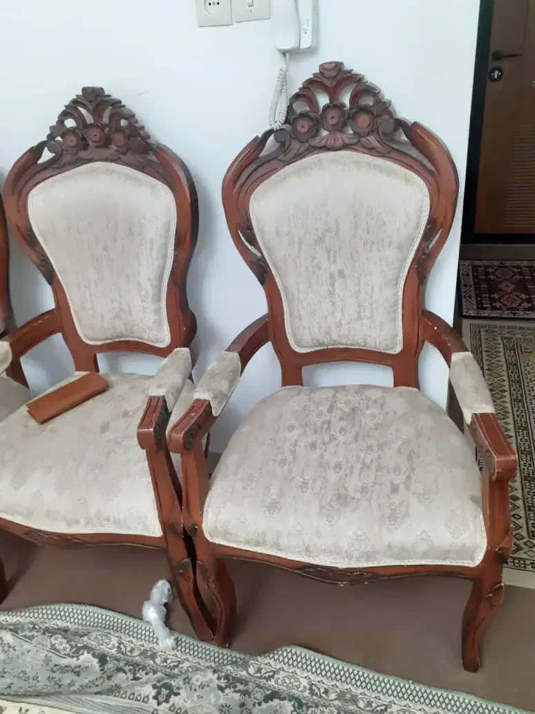 مبل سلطنتی 9نفره|مبلمان خانگی و میز عسلی|شیراز, احمدآباد|دیوار