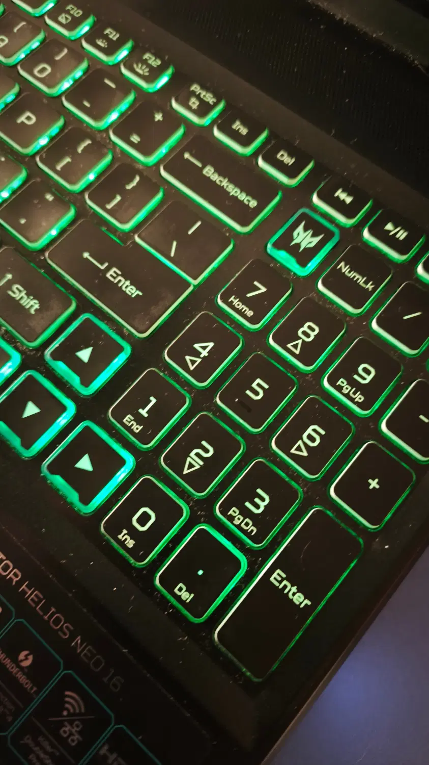 لپتاپ گیمینگ Acer Predator i9 4060 3Tb|رایانه همراه|تهران, کرمان|دیوار