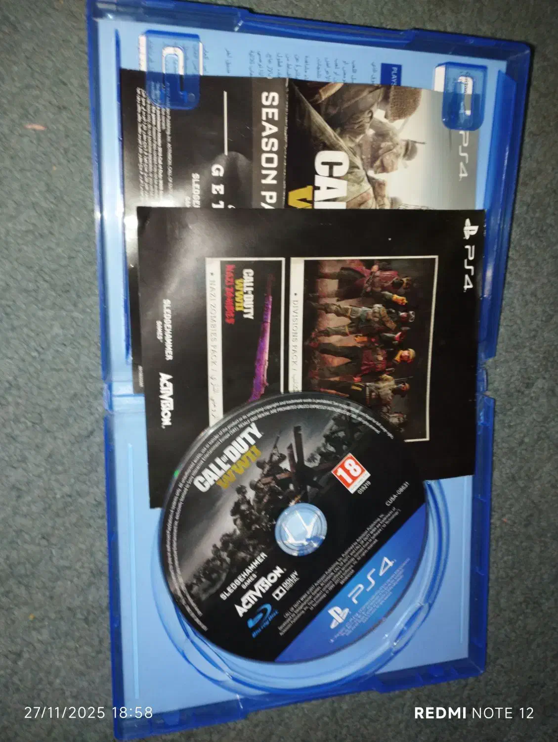 سی دی کالاف دیوتی جنگ جهانی|کنسول، بازی ویدئویی و آنلاین|هندیجان, |دیوار