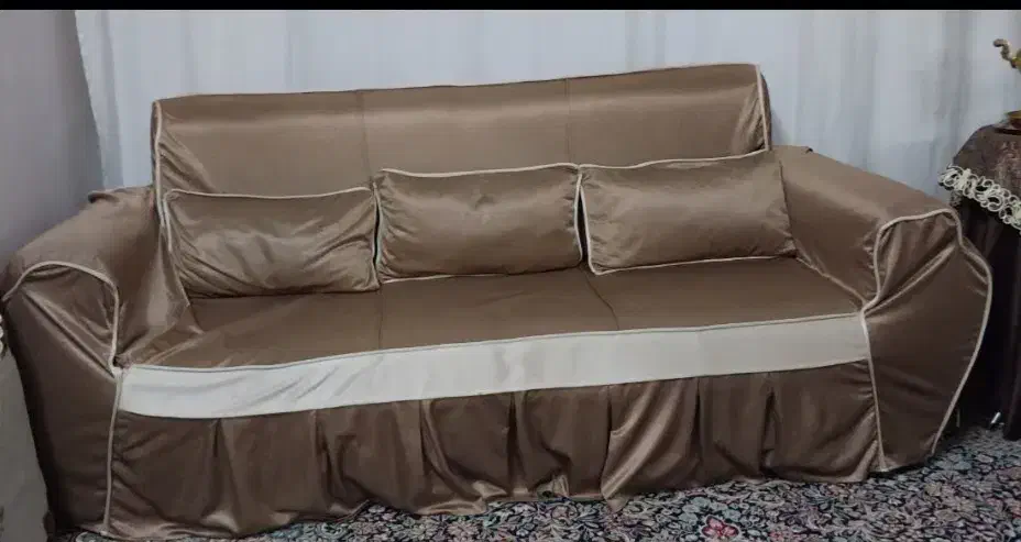 مبل ۷نفره بامیزوعسلی|مبلمان خانگی و میز عسلی|بروجرد, |دیوار