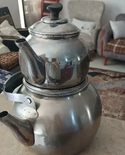 کتری قوری استیل|قوری، کتری، قهوهساز دستی|فردیس, فردیس|دیوار