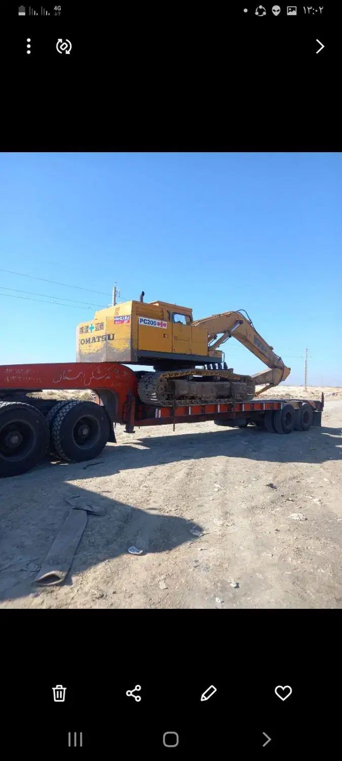 بیل زنجیری کوماتسو ۲۰۰خط ۲|خودرو سنگین|اهواز, گلستان|دیوار