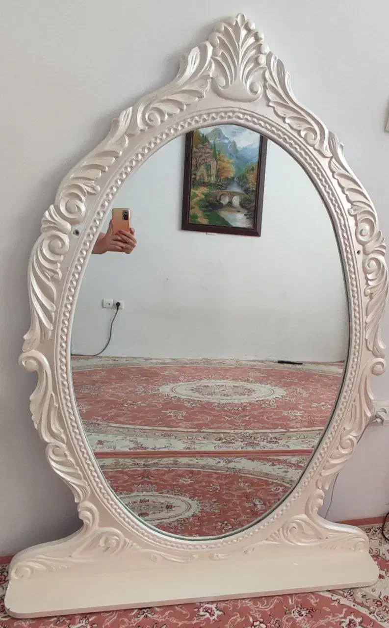 اینه بزرگ باقابلیت چوبی|آینه|مشهد, جاهد شهر|دیوار