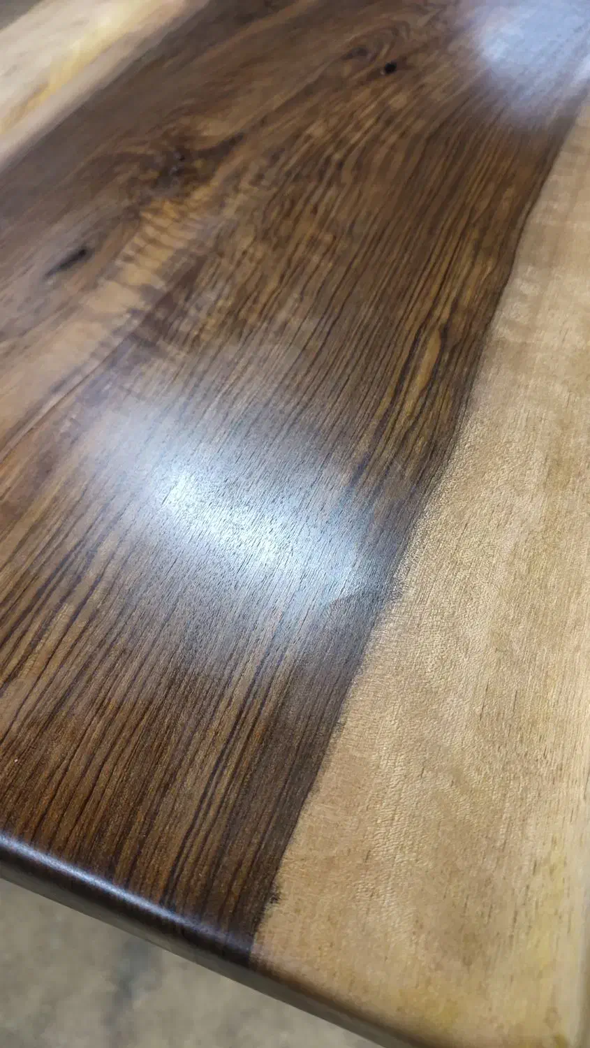 تولید انواع میزهای نهار خوری و جلو مبلی اسلب چوبی|عمده‌فروشی|بندرعباس, |دیوار