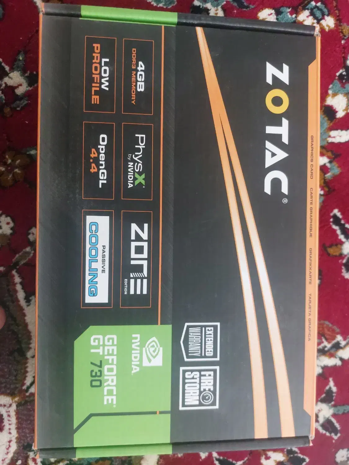 گرافیک gt730 در حد نو 4 گیگ|قطعات و لوازم جانبی رایانه|آباده, |دیوار