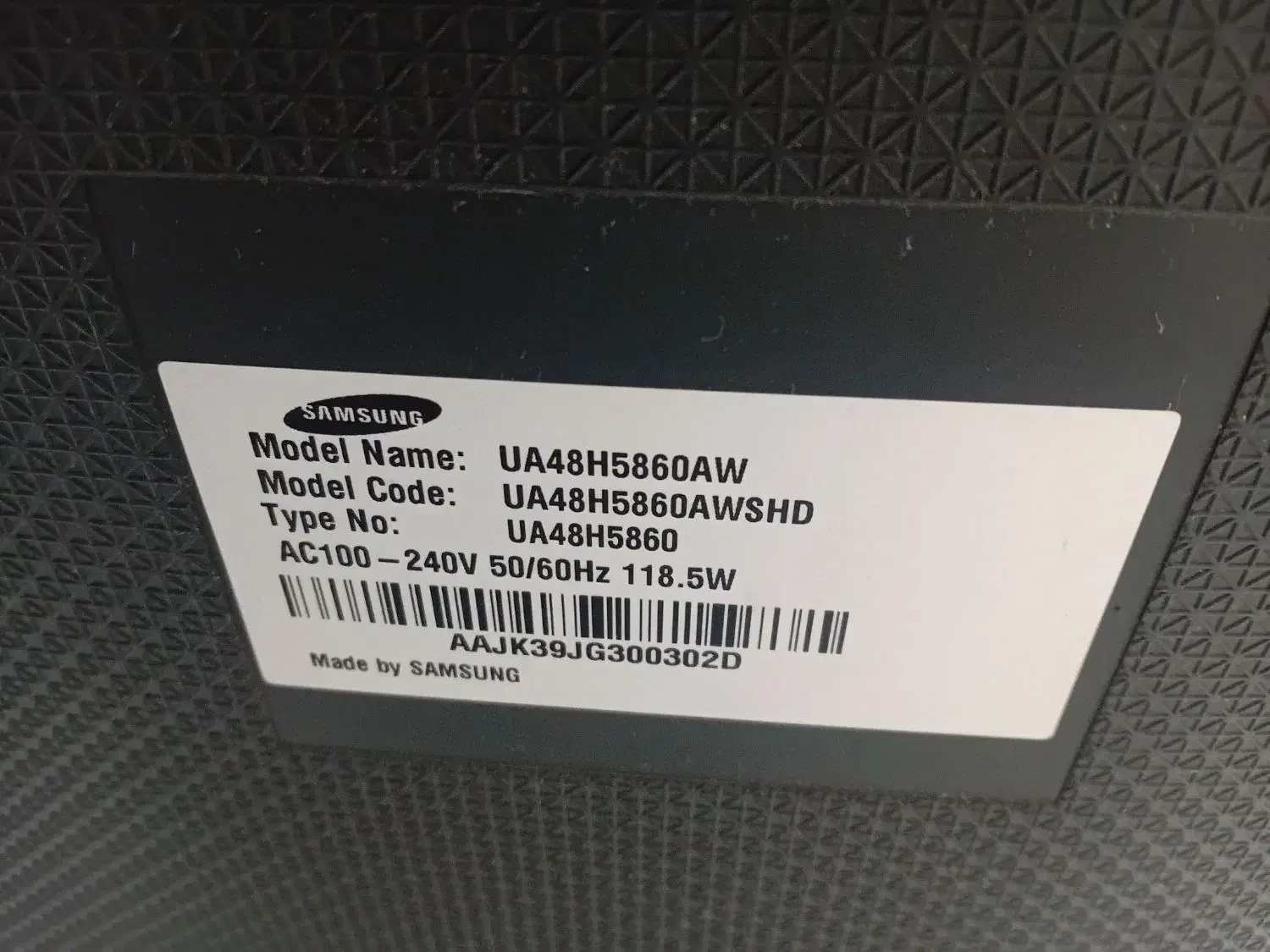 تلویزیون ۴۸ اینچ سامسونگ|تلویزیون و پروژکتور|اسلام‌شهر, مظفریه|دیوار