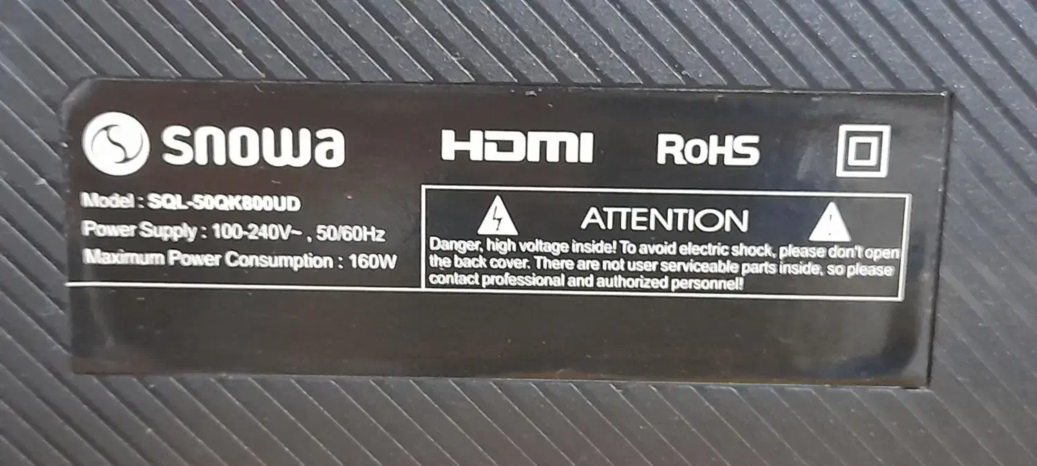 فروش تلویزیون کیو ال ای دی ۵۰ اینچ اسنوا|تلویزیون و پروژکتور|بروجرد, |دیوار