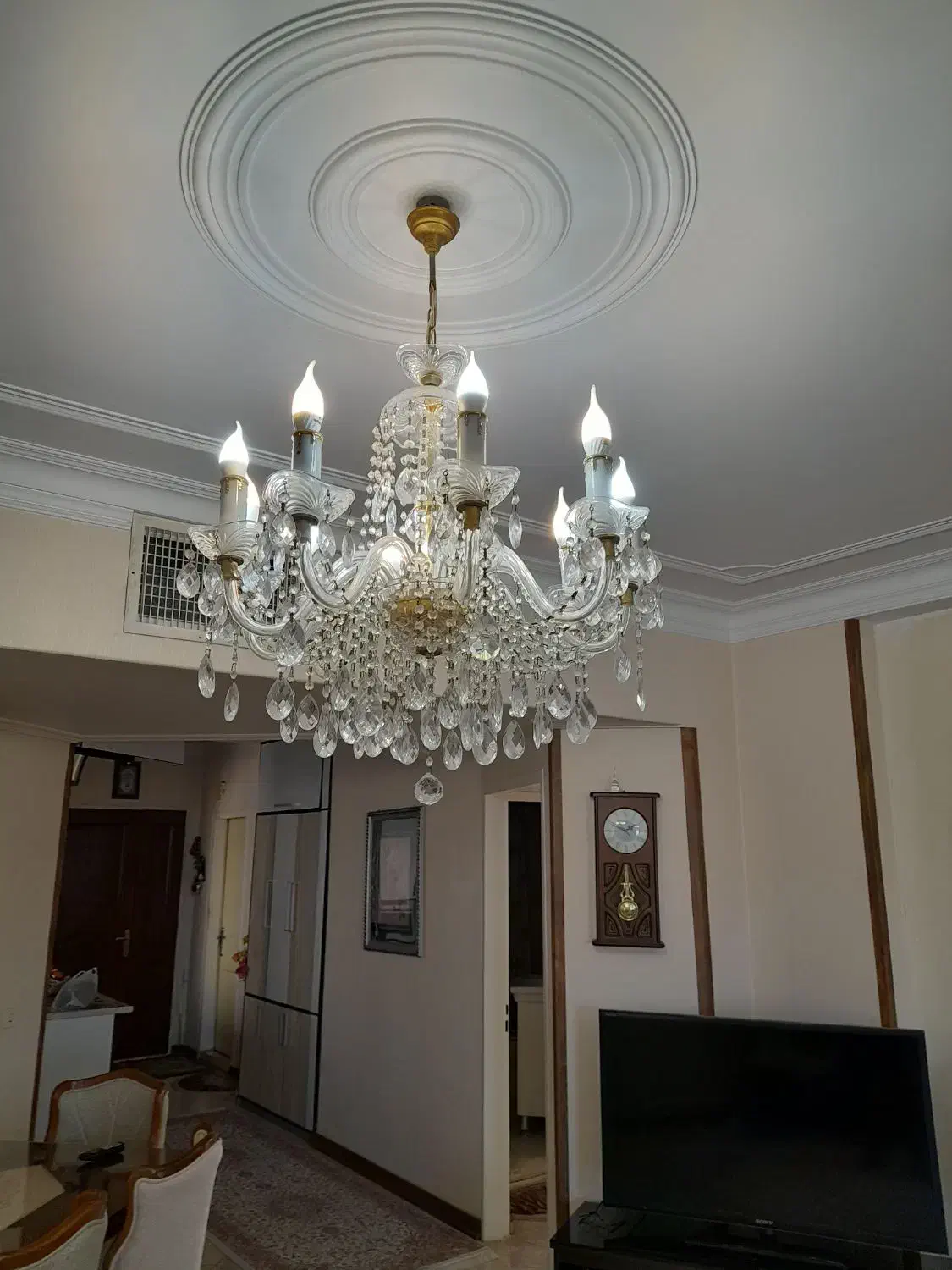 لوستر و دیوارکوب|لوستر و چراغ آویز|کرج, شهرک فرهنگیان|دیوار