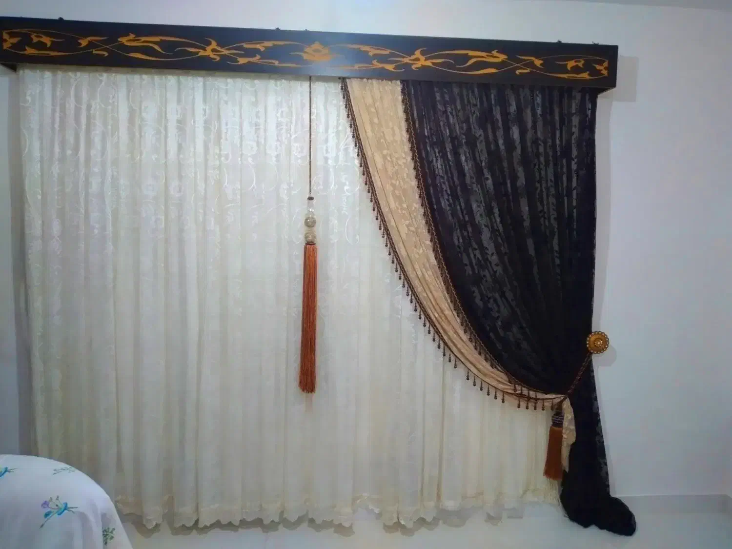 پرده پذیرایی|پرده، رانر، رومیزی|فاضل آباد, |دیوار