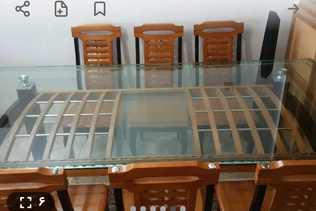 غذاخوری ۸نفره خارجی مالزی|میز و صندلی غذاخوری|خوی, |دیوار