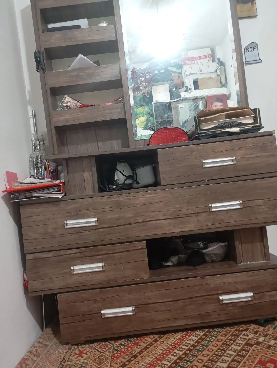 میزارایش یا دراور|جاکفشی، کمد، دراور|نیشابور, رحمت آباد|دیوار