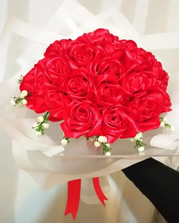 دسته گل روبانی|گل مصنوعی|آستارا, |دیوار