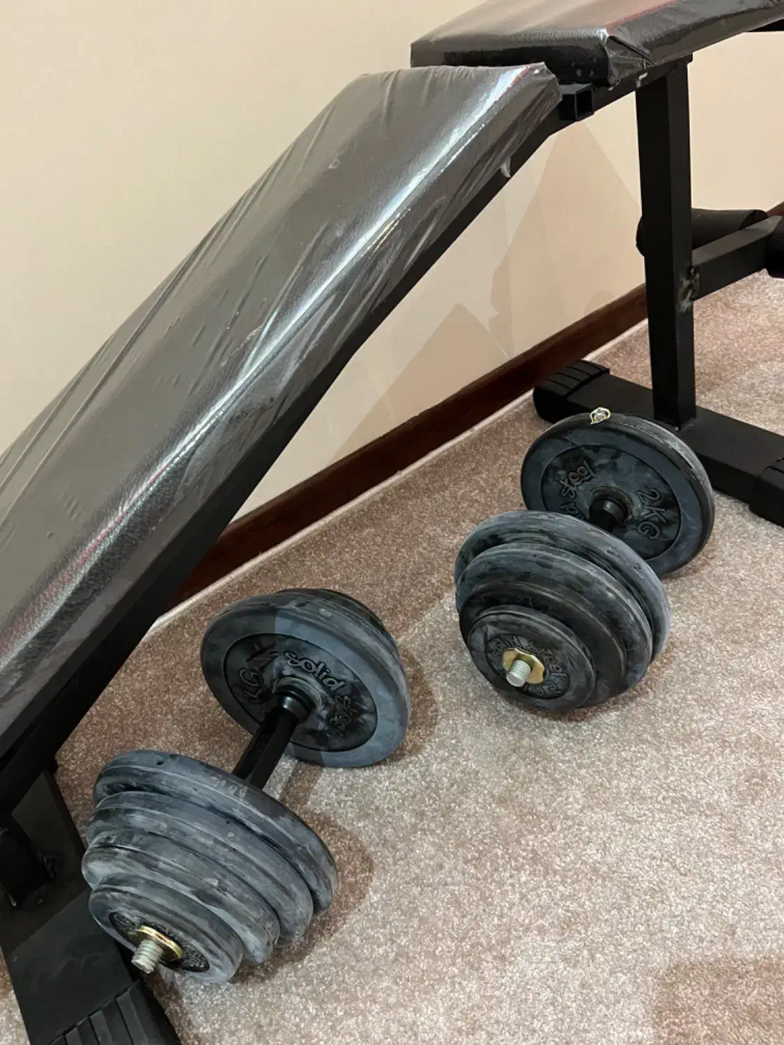 میز و دمبل ورزشی|تجهیزات ورزشی|ری, جوانمرد قصاب|دیوار