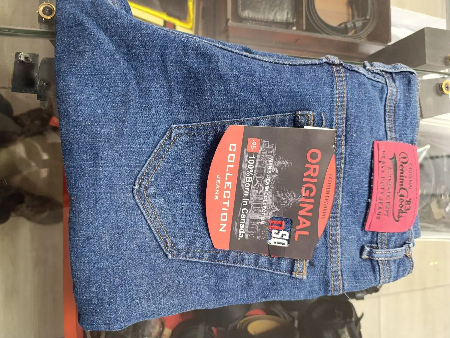 شلوار لی پارچه پر اسلپ زاپدار 580|لباس|تبریز, |دیوار