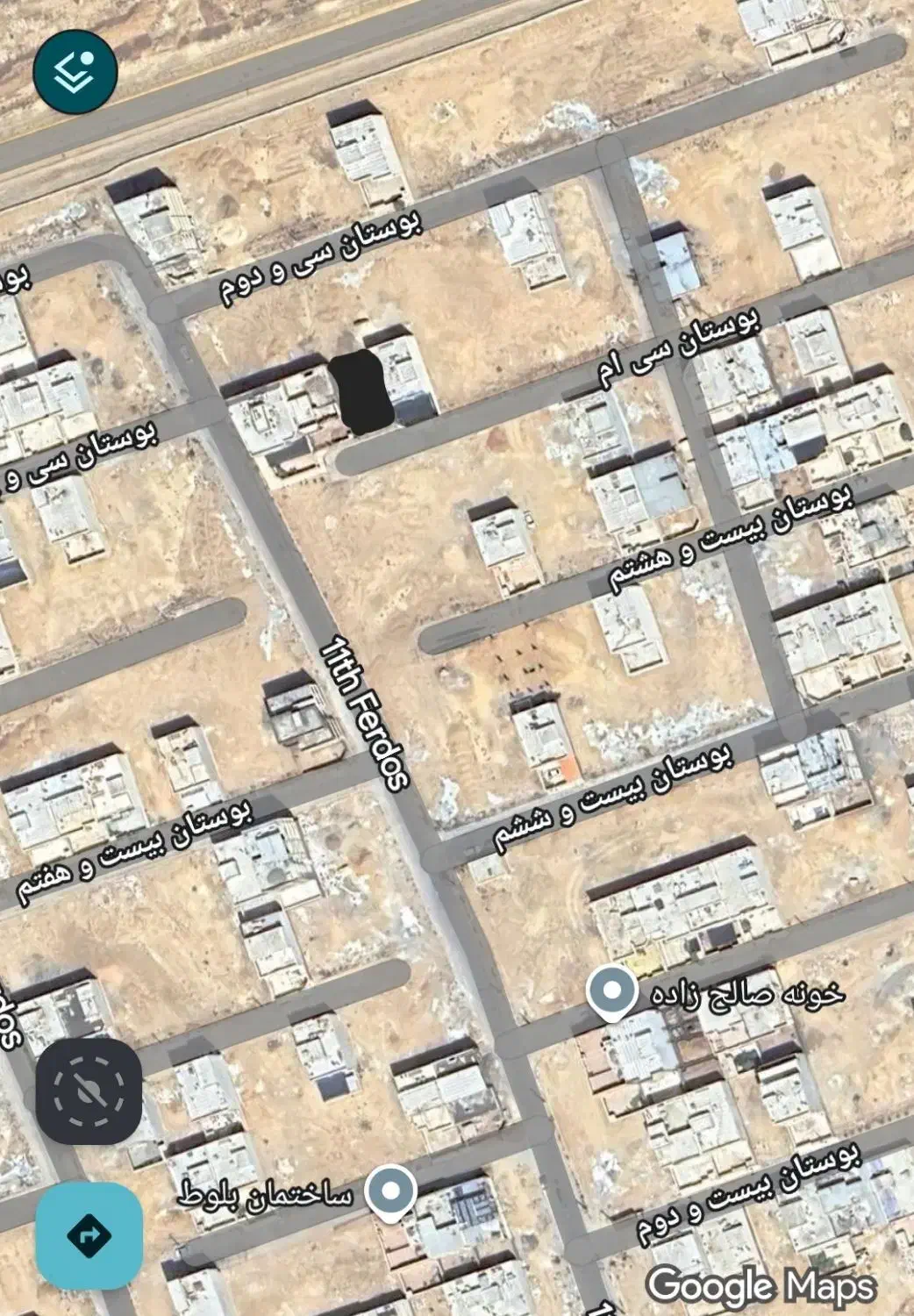 پلاک زمین شمالی هشت بهشت|فروش زمین و ملک کلنگی|شاهینشهر, شهرک هشت بهشت|دیوار