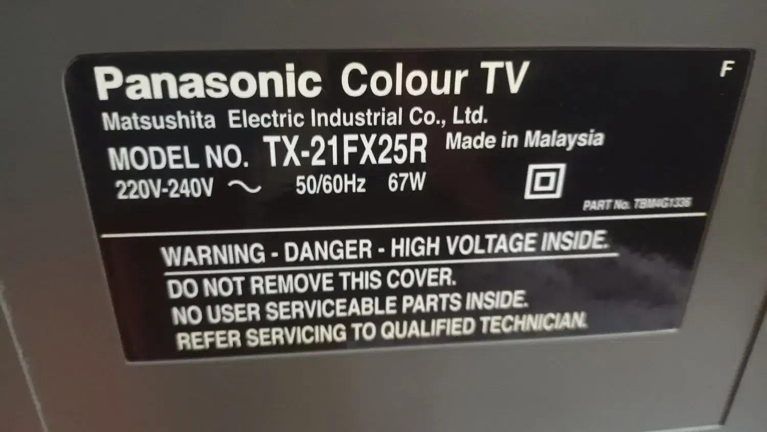 تلویزیون رنگی پاناسونیک اصل ۲۵ اینچ در حد نو|تلویزیون و پروژکتور|تهران, دانشگاه شریف|دیوار