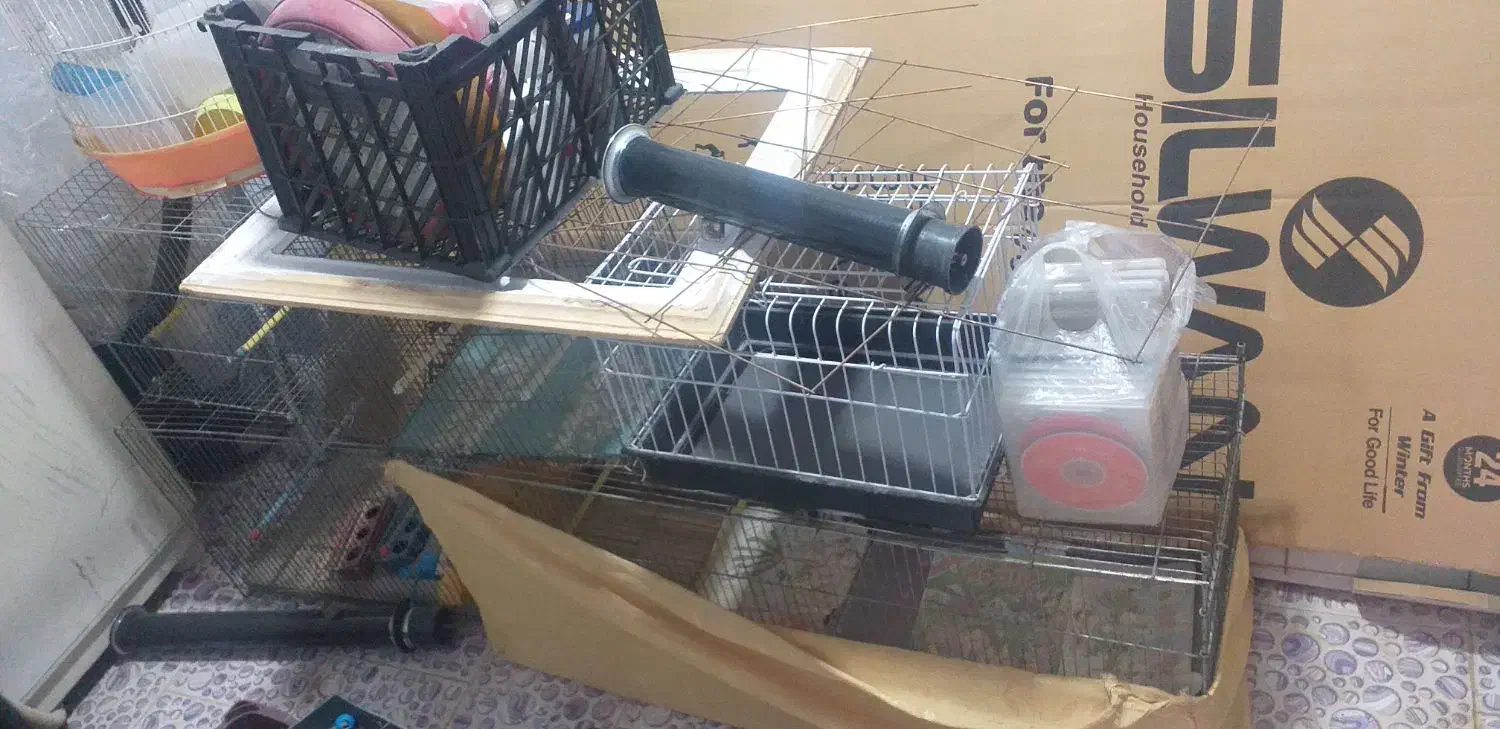 فروش انواع قفس قناری،مرغ عشق و عروس هلندی|لوازم جانبی حیوانات|میانه, |دیوار