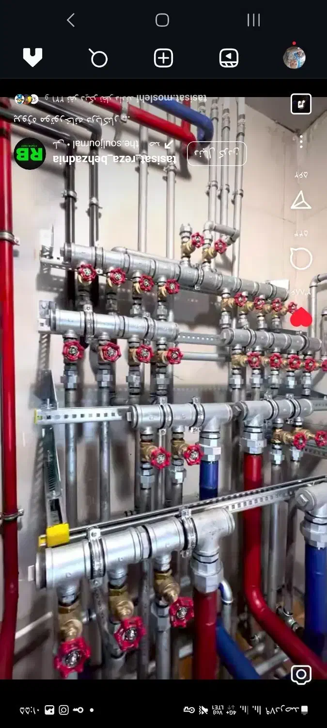 نصب شیر آلات و لوله کشی ساختمان|خدمات پیشه و مهارت|ماکو, |دیوار