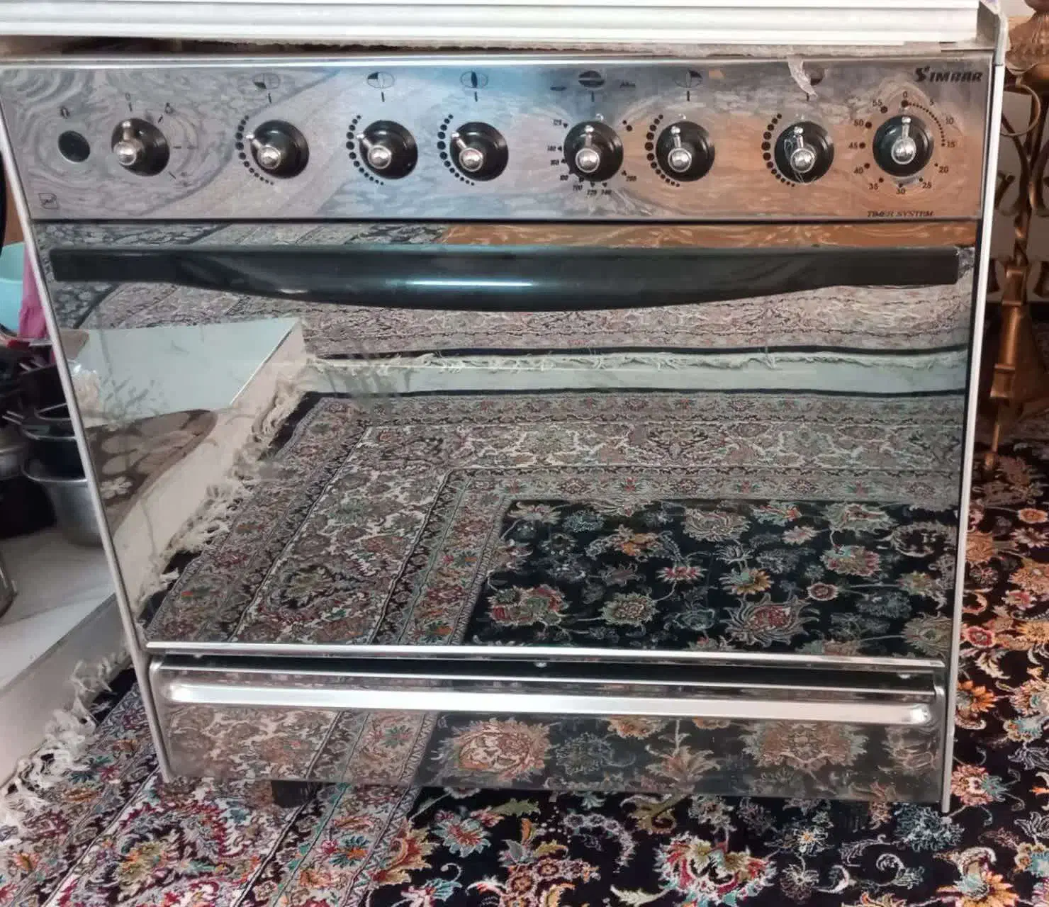 گاز فر خیلی تمیز|اجاق گاز و لوازم برقی پختوپز|قم, بنیاد|دیوار