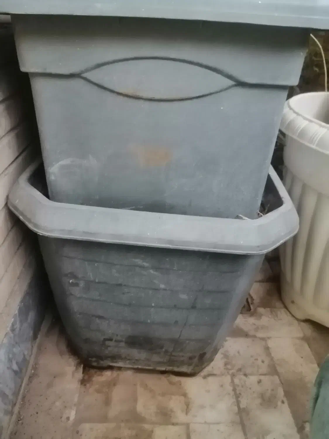 گلدان سایز خیلی بزرگ مشکی|گل و گیاه طبیعی|قم, پردیسان|دیوار