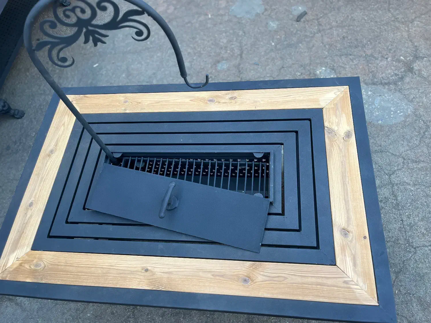 میز اتشدان پایه پروفیلی چوب ترمو|بخاری، هیتر، شومینه|تهران, تهرانپارس شرقی|دیوار