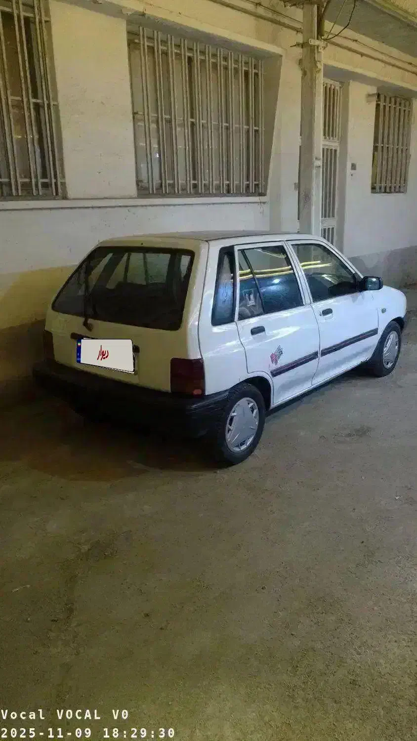 پراید هاچبک مدل 77 سفید|خودرو سواری و وانت|رشت, معلم|دیوار