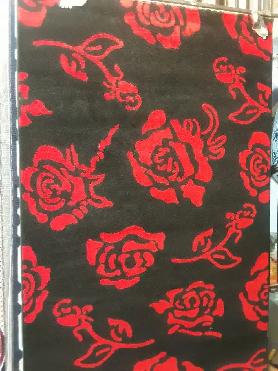 فرش گبه|گلیم، جاجیم، گبه|کاشان, پاقپان|دیوار