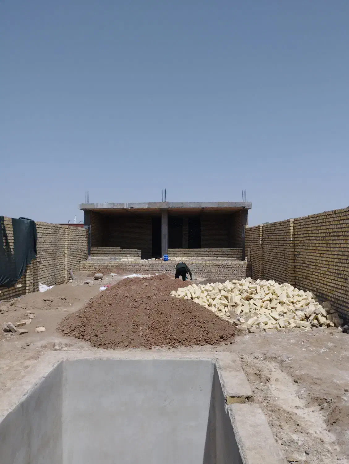 اجرای سقف تیرچه بلوک و شناژ بندی|خدمات پیشه و مهارت|کاشان, باغ ماجد|دیوار