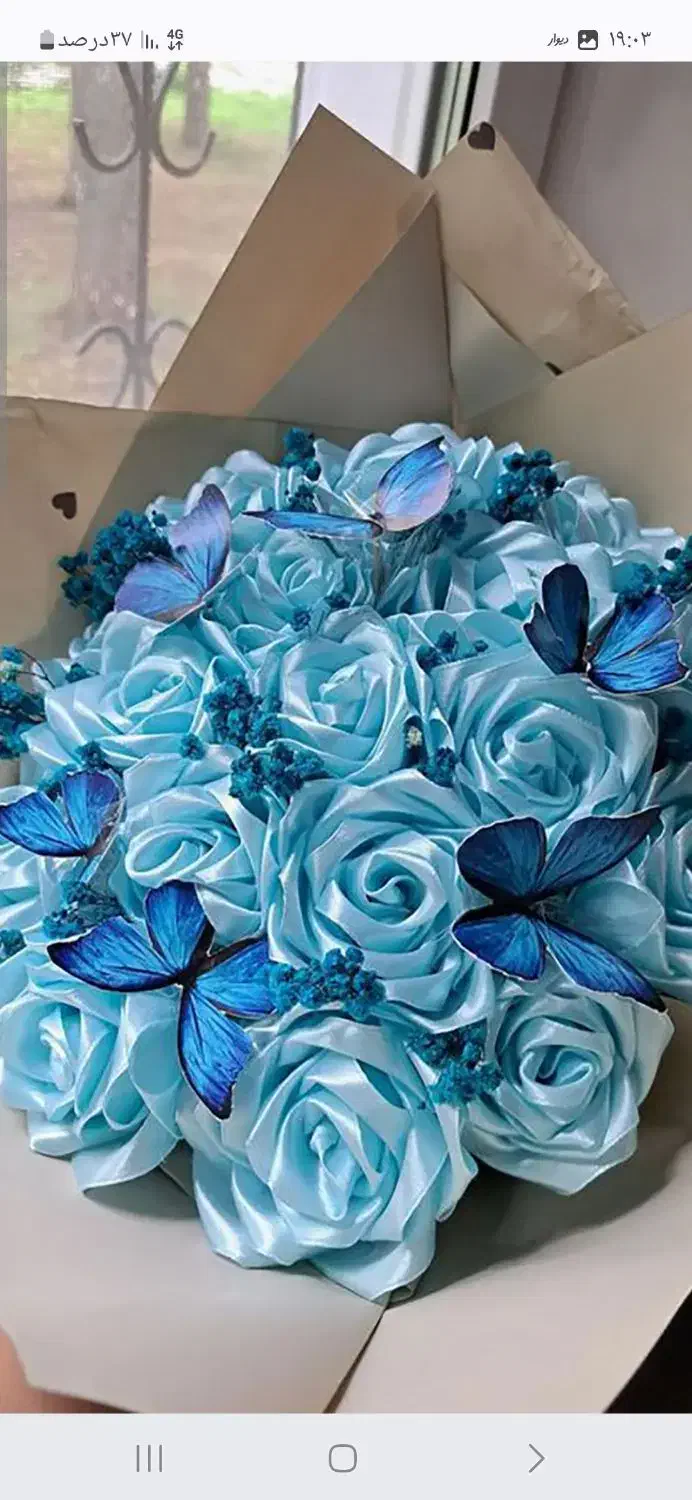 گل روبانی|گل مصنوعی|نسیم‌شهر, |دیوار