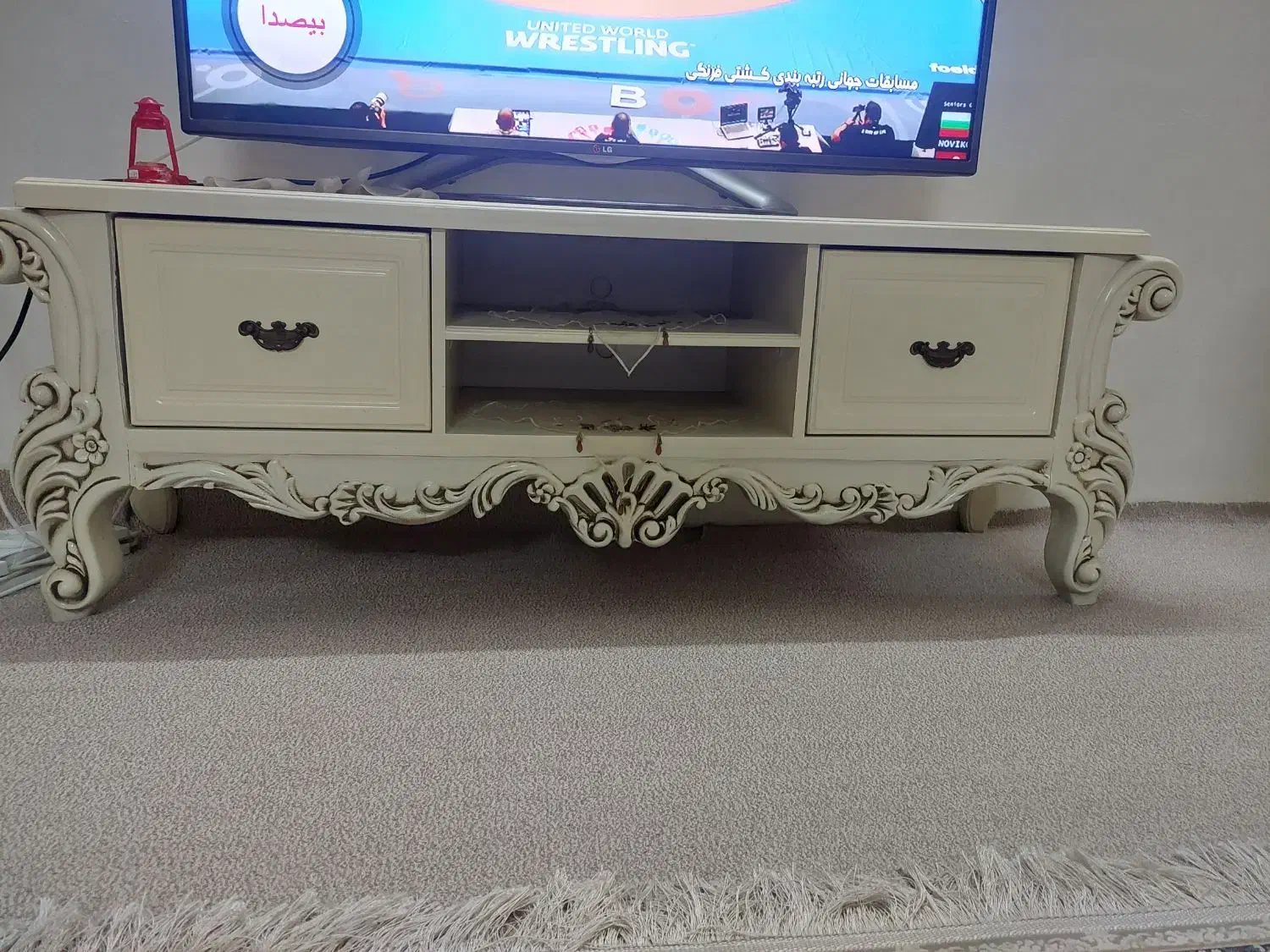 کنسول و میز تیوی چوبی|بوفه، ویترین، کنسول|قم, شهدا|دیوار