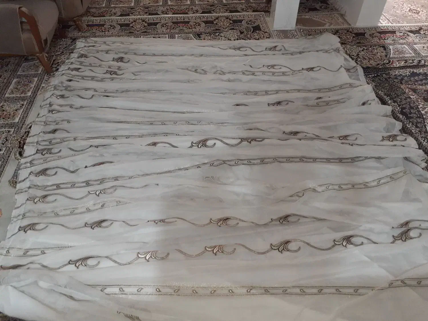 پرده ۱۲ متری در حد نو|پرده، رانر، رومیزی|ایذه, |دیوار