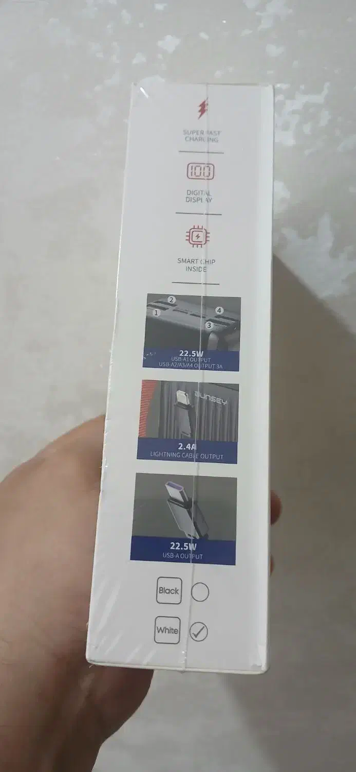 پاور بانک 30 هزار  bunseyشارژ 22.5 وات|لوازم جانبی موبایل و تبلت|اهواز, کوی باهنر|دیوار