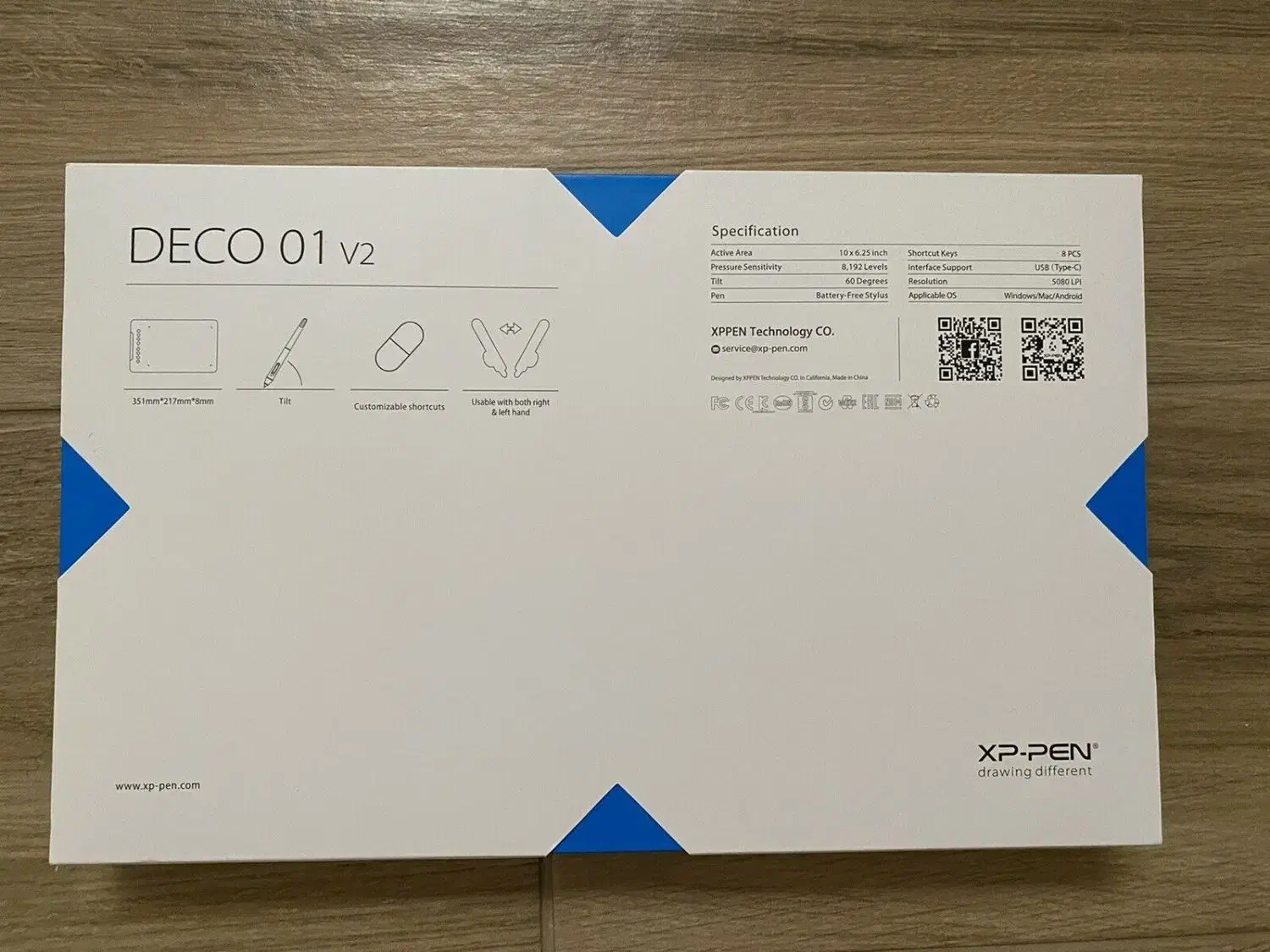 قلم نوری حرفهای مدل Deco 01 V2 ایکس پی پن|قطعات و لوازم جانبی رایانه|صدرا-فارس, فاز ۱|دیوار