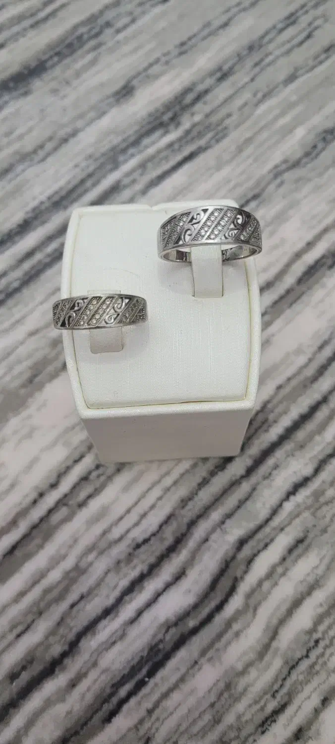 ست حلقه نقره زنانه و مردانه|جواهرات|آبیک, |دیوار