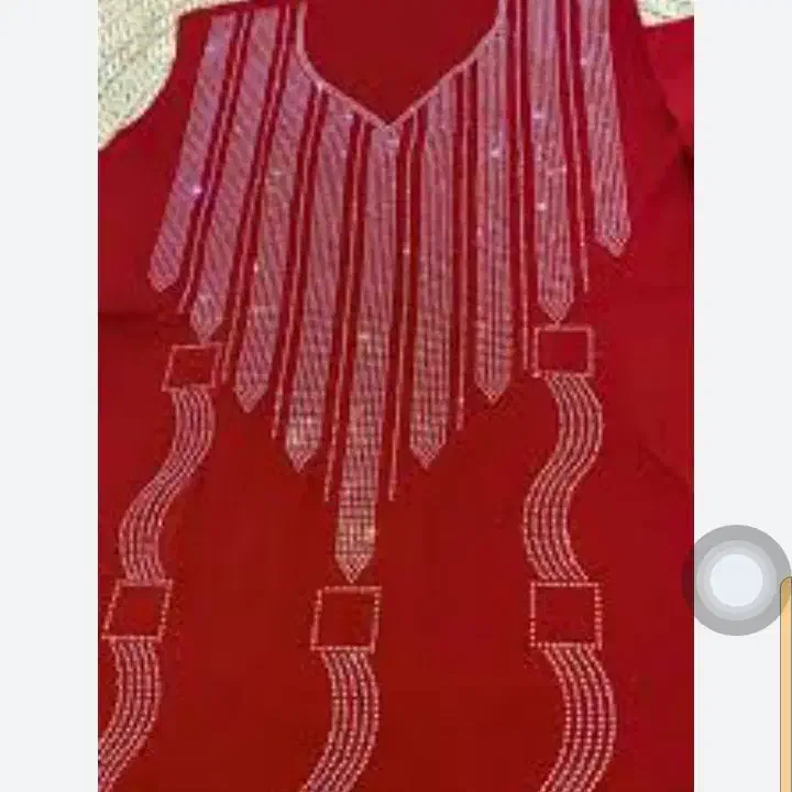 نگین کوبی رو چادر وپیراهن|لباس|بندرعباس, |دیوار