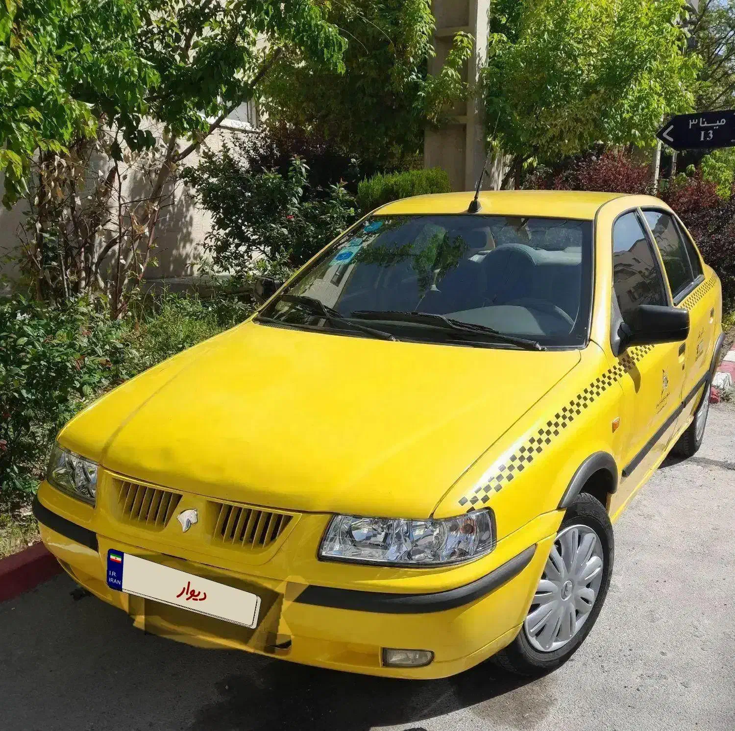 تاکسی سمند ای اف سون مدل ۹۴|خودرو سواری و وانت|پردیس, فاز ۳|دیوار