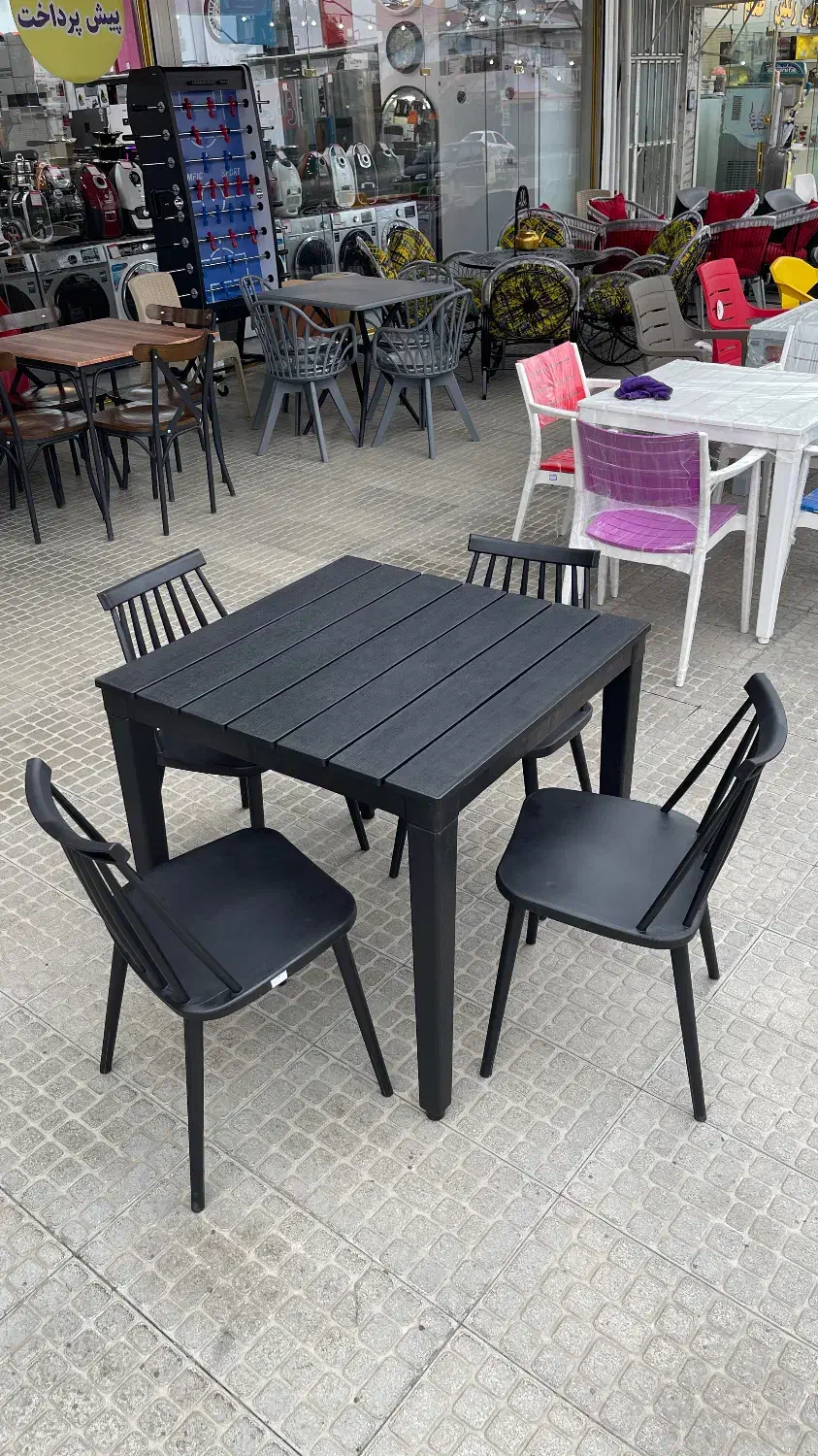 میز و صندلی پلاستیکی کافه و خانه و باغی|کافی‌شاپ و رستوران|رشت, پیرسرا|دیوار