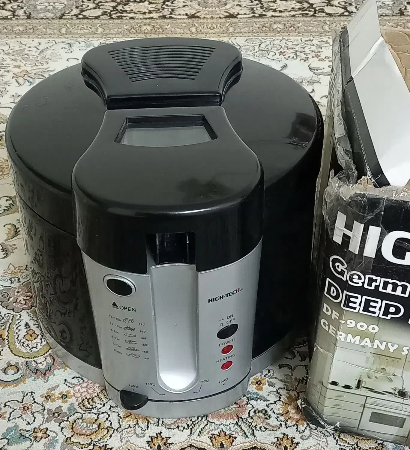 سرخ کن آلمانی 1600 وات نو فروشی|اجاق گاز و لوازم برقی پختوپز|شیراز, قدوسی شرقی|دیوار