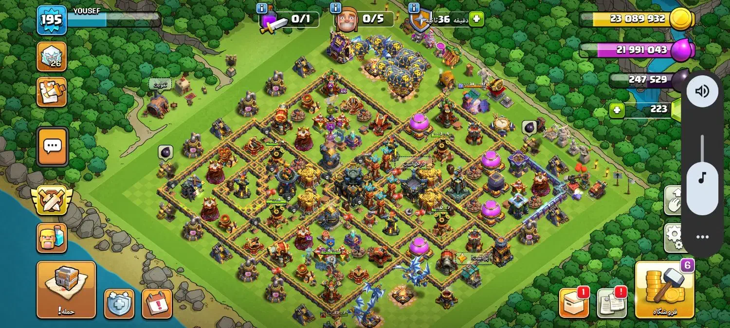 اکانت کلش توان 17|کنسول، بازی ویدئویی و آنلاین|بندر ترکمن, |دیوار