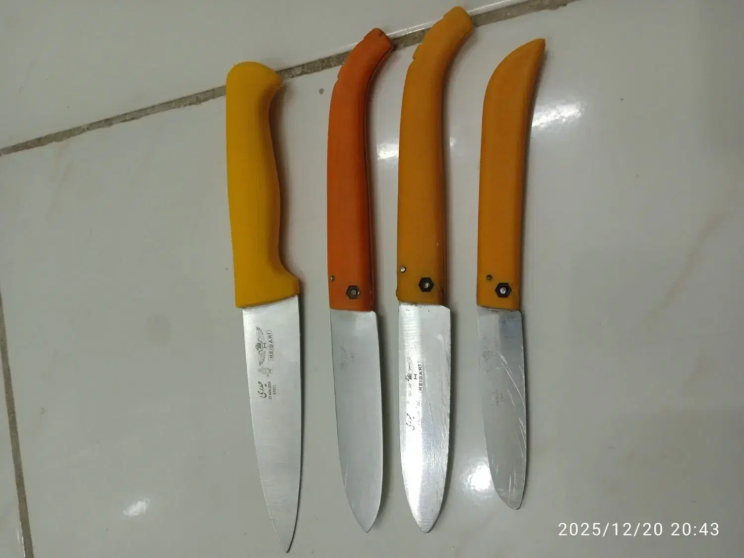 4عدد چاقو حیدری تاشو نو برای فروش|کلکسیون اشیاء عتیقه|مشهد, شهرک امام هادی (شهرک غرب)|دیوار