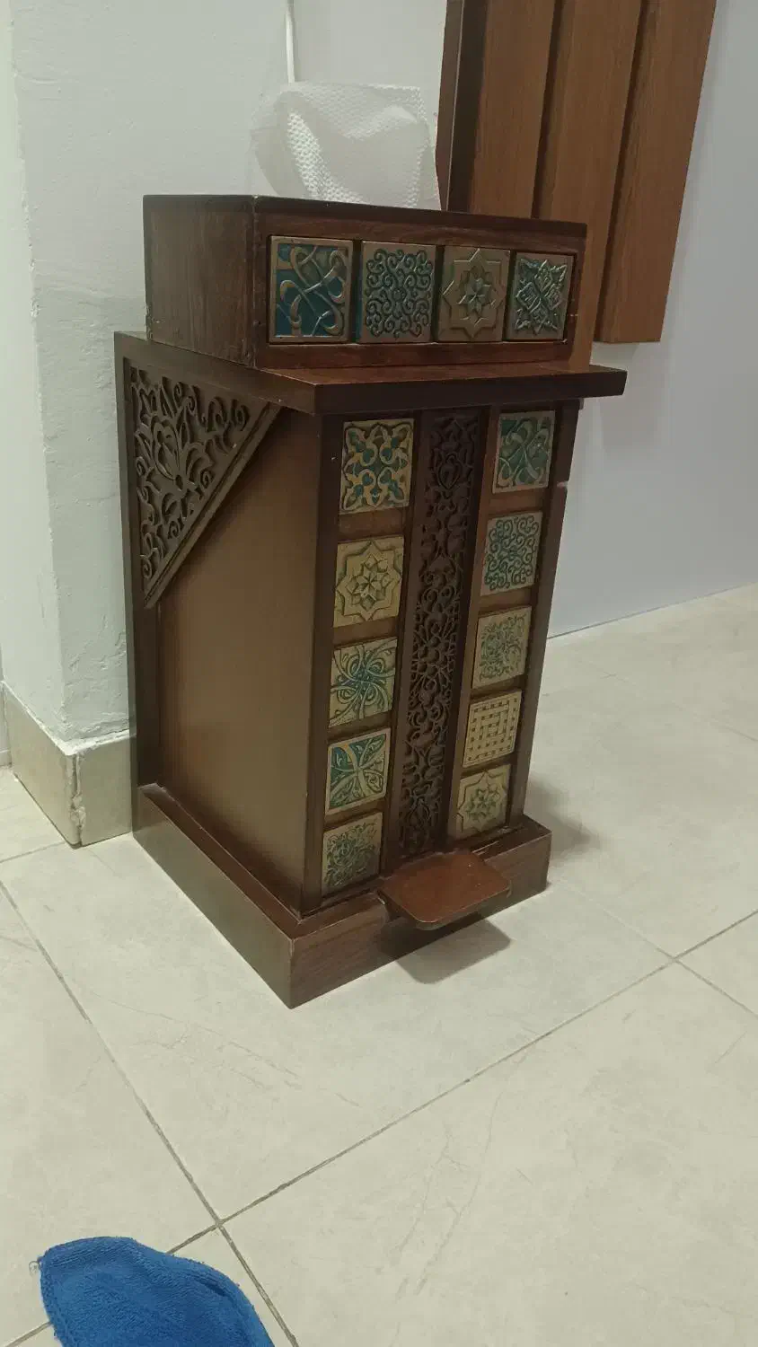 ست سطل و جا دستمالی|صنایع دستی و سایر لوازم تزئینی|گرگان, |دیوار