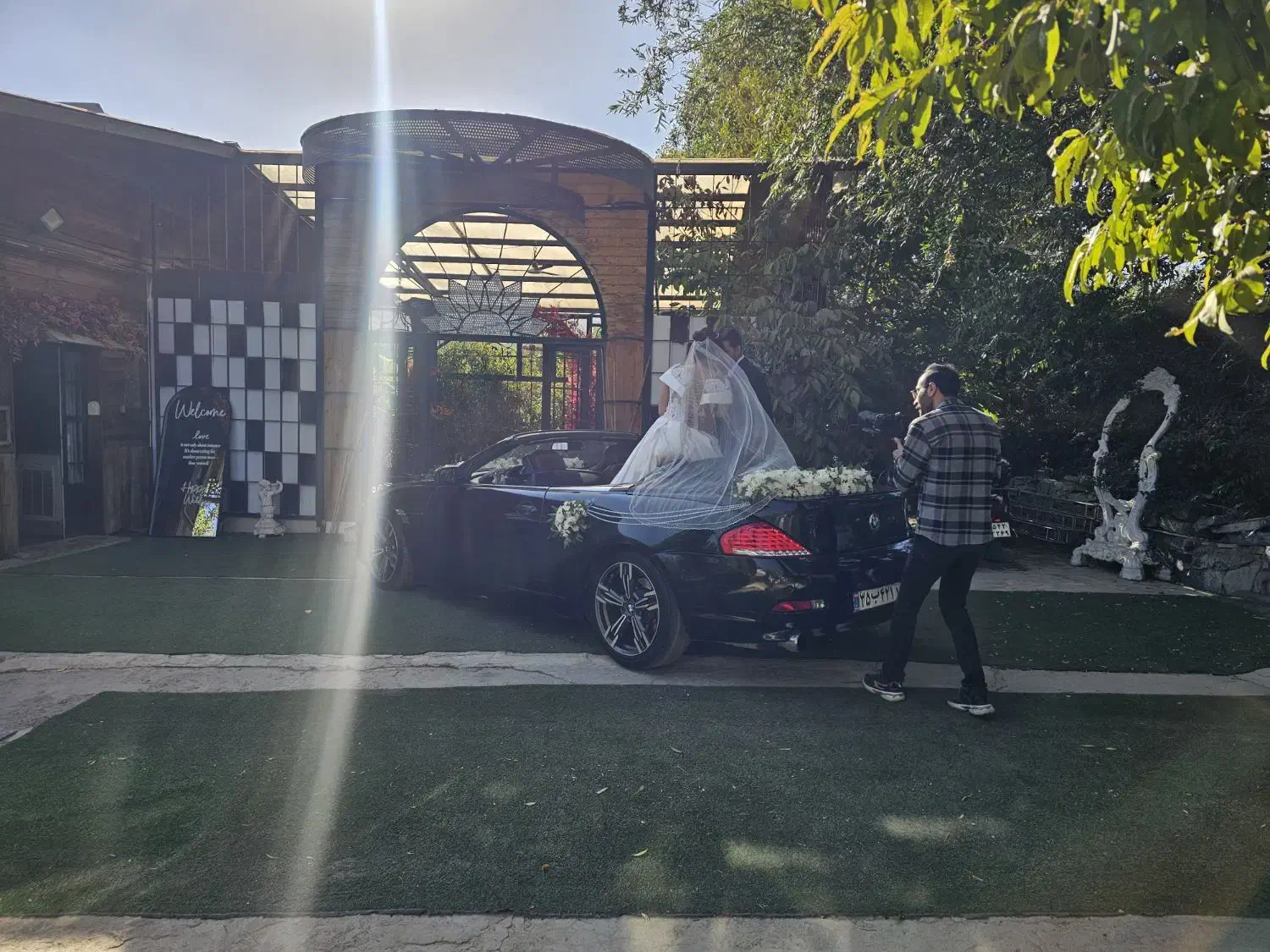 ماشین لوکس مراسم عروسی|خدمات پذیرایی، مراسم|همدان, |دیوار