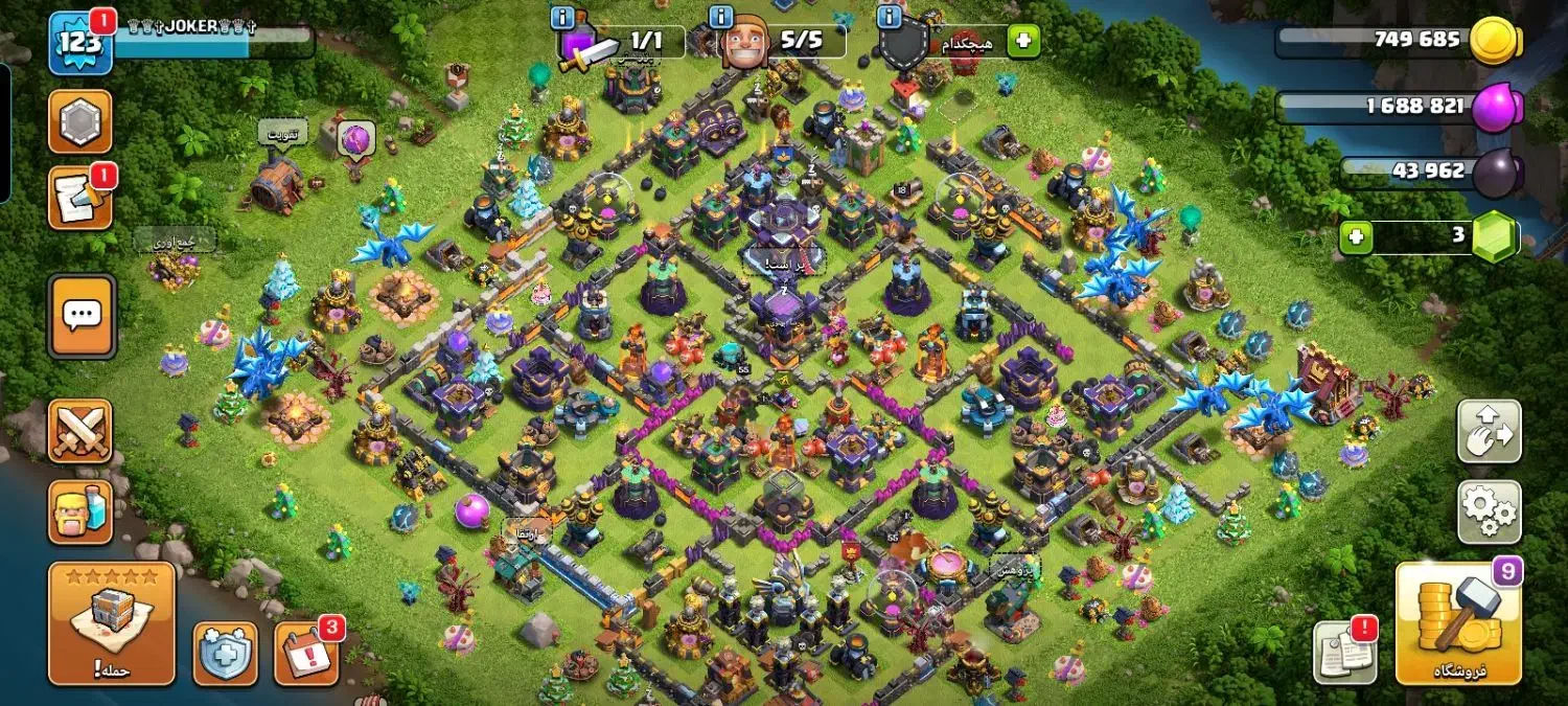 اکانت کلش|کنسول، بازی ویدئویی و آنلاین|اسلام‌شهر, شهرک قائمیه|دیوار