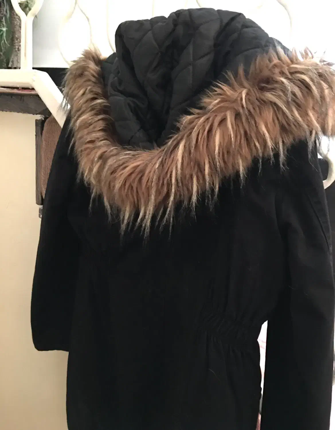 پالتو خزدار کلاه دار سایز ۳۸-۴۰|لباس|اصفهان, فیض|دیوار