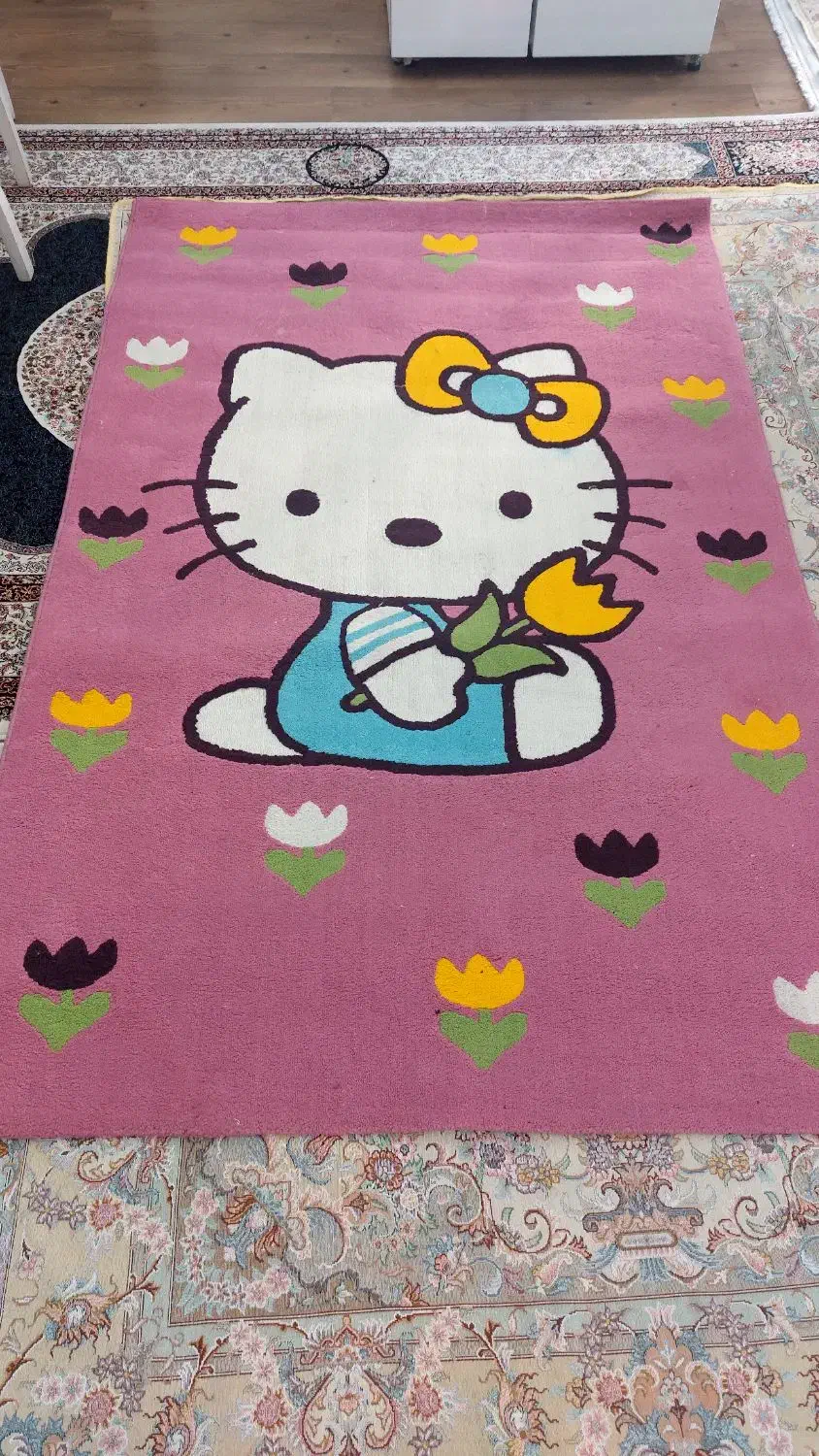 فرش کودک کیتی ۱/۵  در ۲۲۰|فرش|تهران, شهرک دانشگاه|دیوار