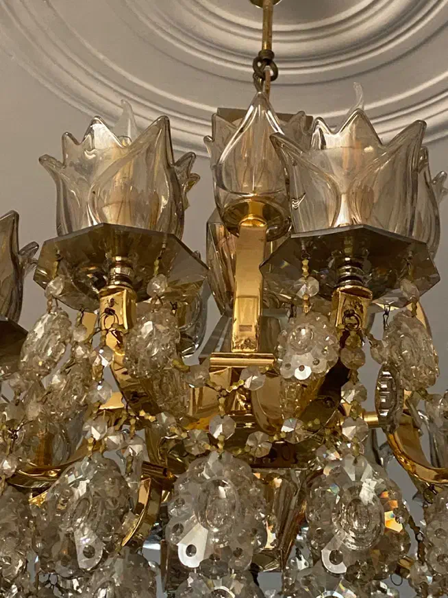 لوستر برنجی|لوستر و چراغ آویز|تهران, مسعودیه|دیوار