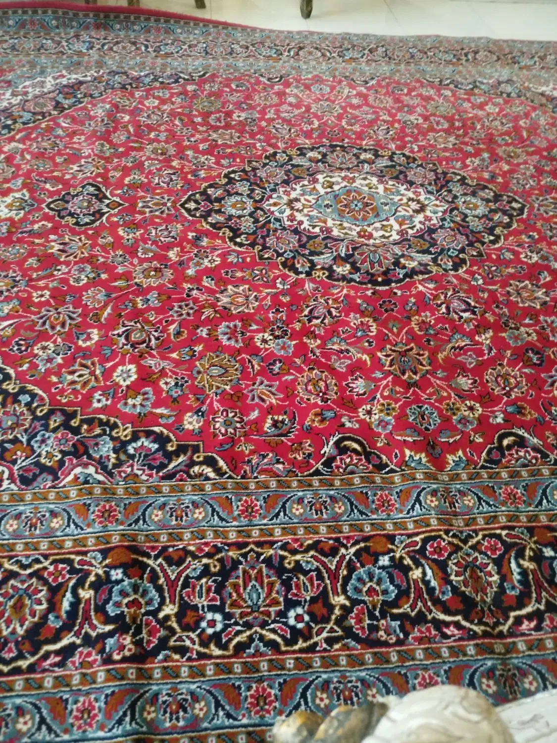 فرش ۱۲متری|گلیم، جاجیم، گبه|خمینیشهر, |دیوار