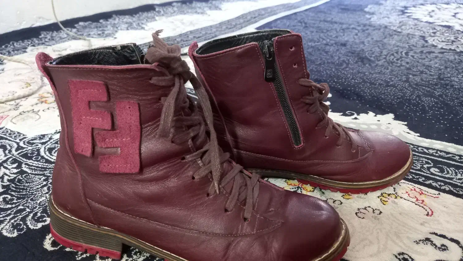 یک جفت پوتین چرم اصل|کیف، کفش، کمربند|بجنورد, |دیوار