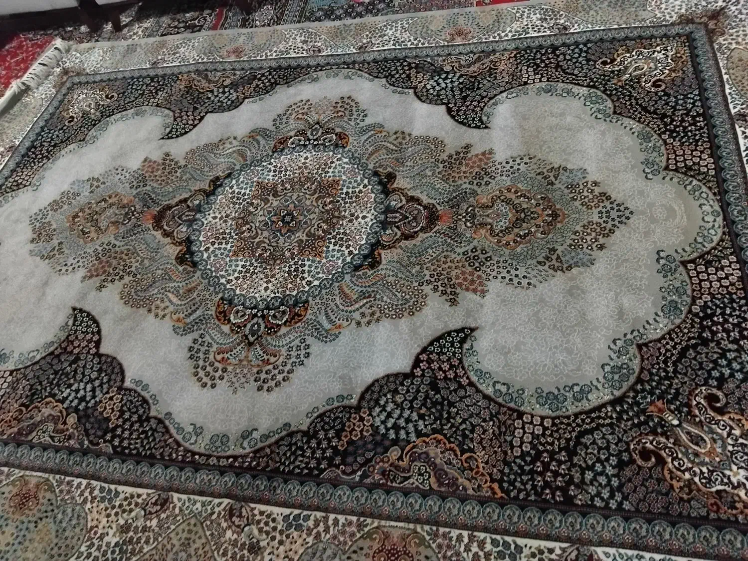 دو تخته فرش ۹ متری|فرش|تنکمان, |دیوار